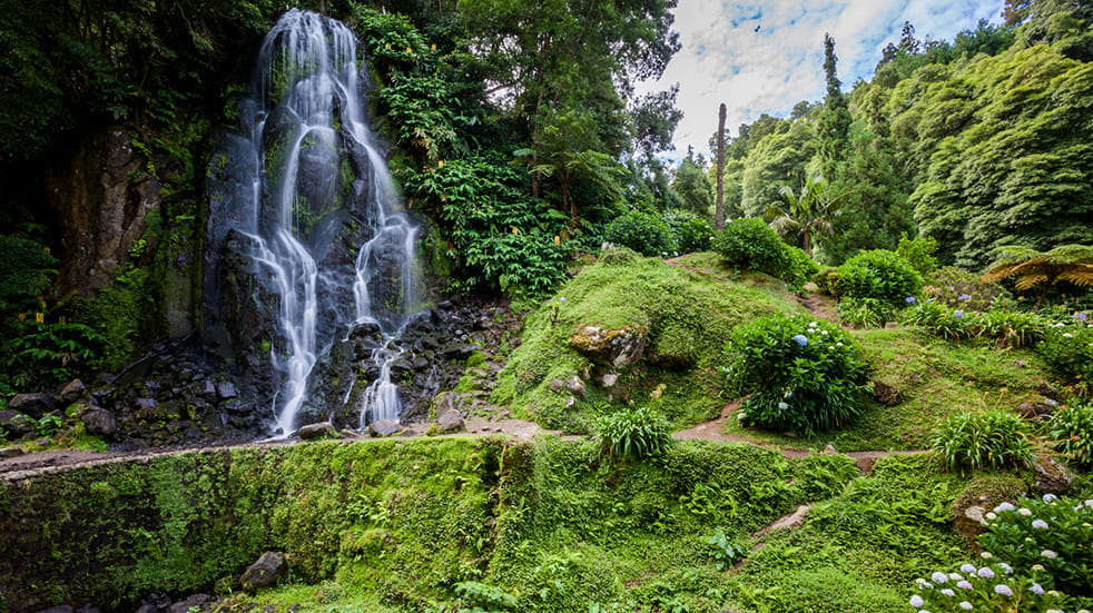 Explore Azores islands waterfall: Sunvil